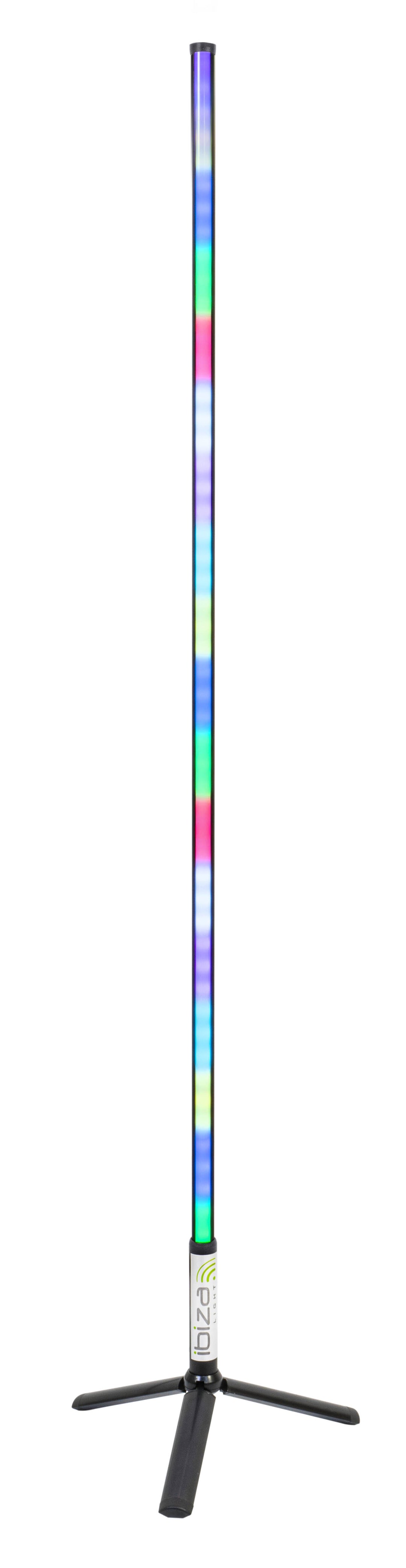 Ibiza Magic Color Stick RGB golvljus (svart)