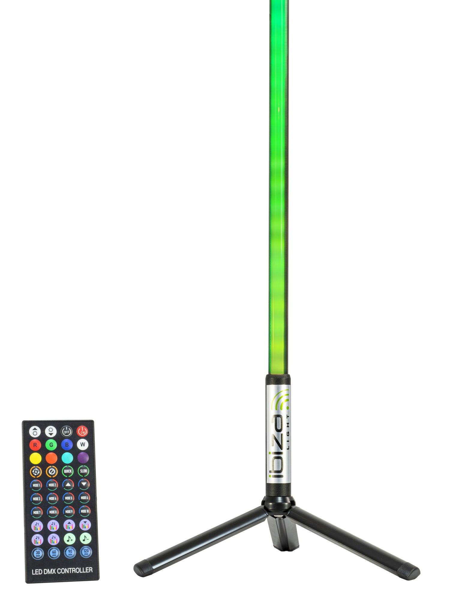 Ibiza Magic Color Stick RGB golvljus (svart)