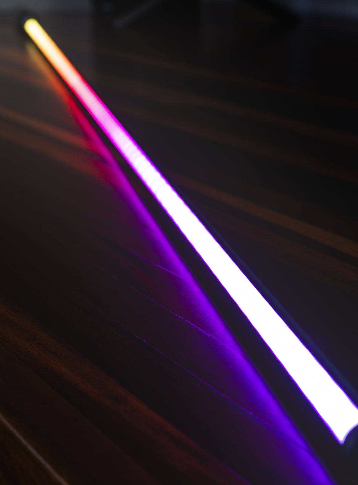 Ibiza Magic Color Stick RGB golvljus (svart)