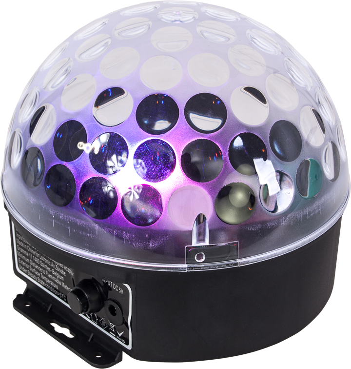Ibiza Astro-Bat RGBA LED diskoljus