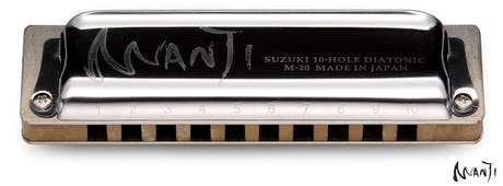Suzuki Manji Standard M-20 Diatonisk munspel (G)