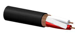 ProCab mikrofonkabel 2 X 0,23 mm² svart - 500 meter