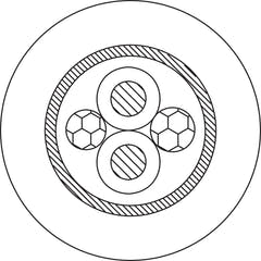 ProCab mikrofonkabel 2 X 0,23 mm² svart - 500 meter