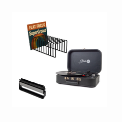 Studio 57 Mellow Skivspelare (Svart) Paket