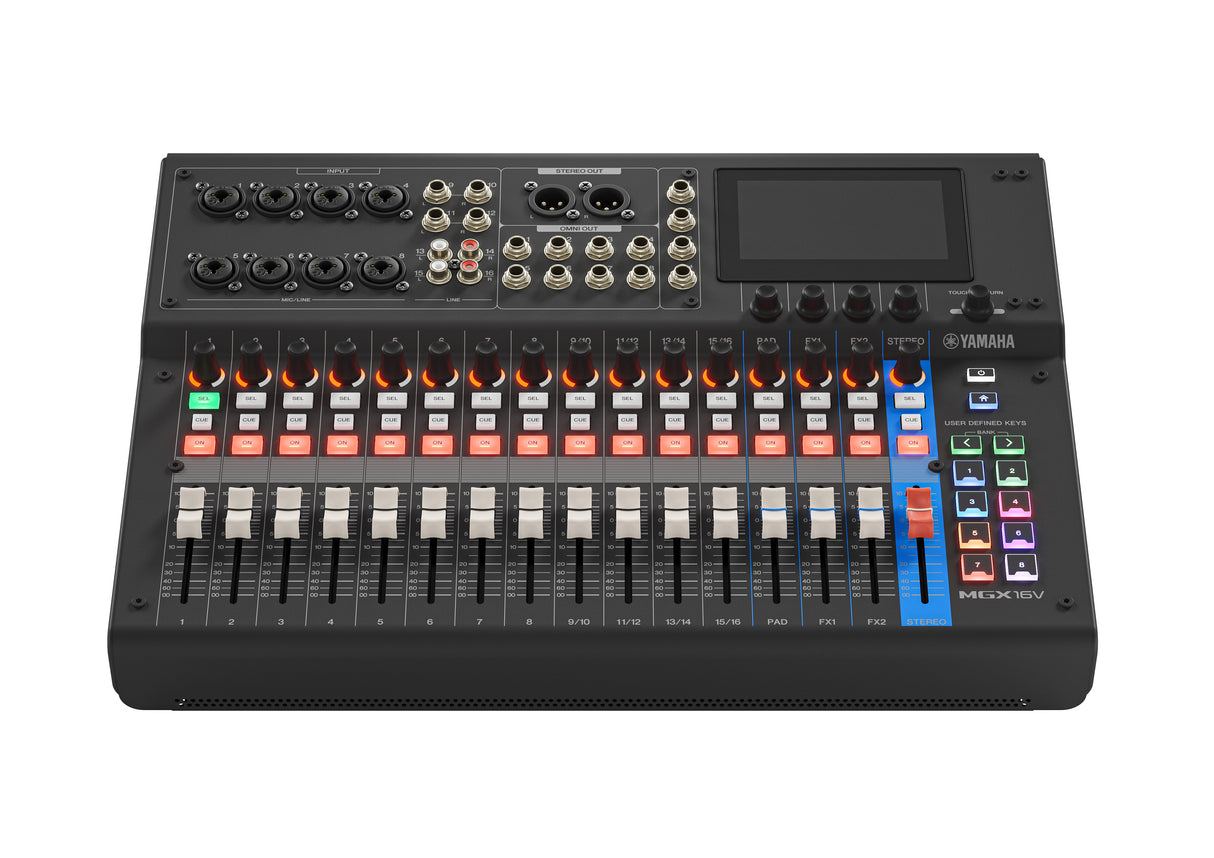 Yamaha MGX16V Digital mixer (Svart) - Videoversion