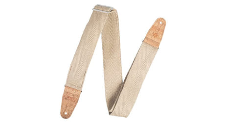 Levys MH8P gitarrrem 2" i hampa, natur