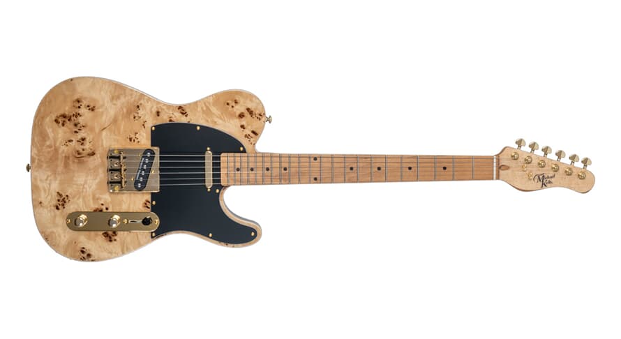 Michael Kelly Mod Shop 50 Duncan elgitarr, Natural Burl