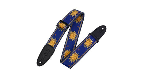 Levys MPJG gitarrrem 2", Sun Design, blå