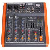 Ibiza MX401 4-kanals mixer