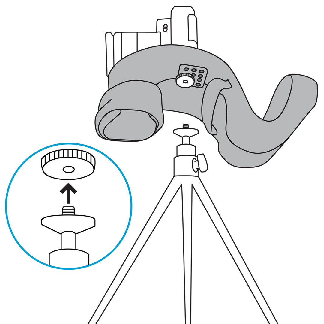MyMiggo Padded  Camera Grip and Wrap for Bridge / Superzoom