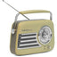 Madison Retro Radio med Bluetooth och FM (Matte Olive Green)