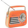 Madison Retro Radio med Bluetooth och FM (Matt Orange)