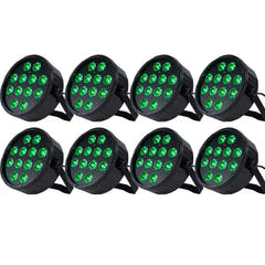 Marconi Polaris 12x12W RGBW PAR-lampa 8 st. Bundle