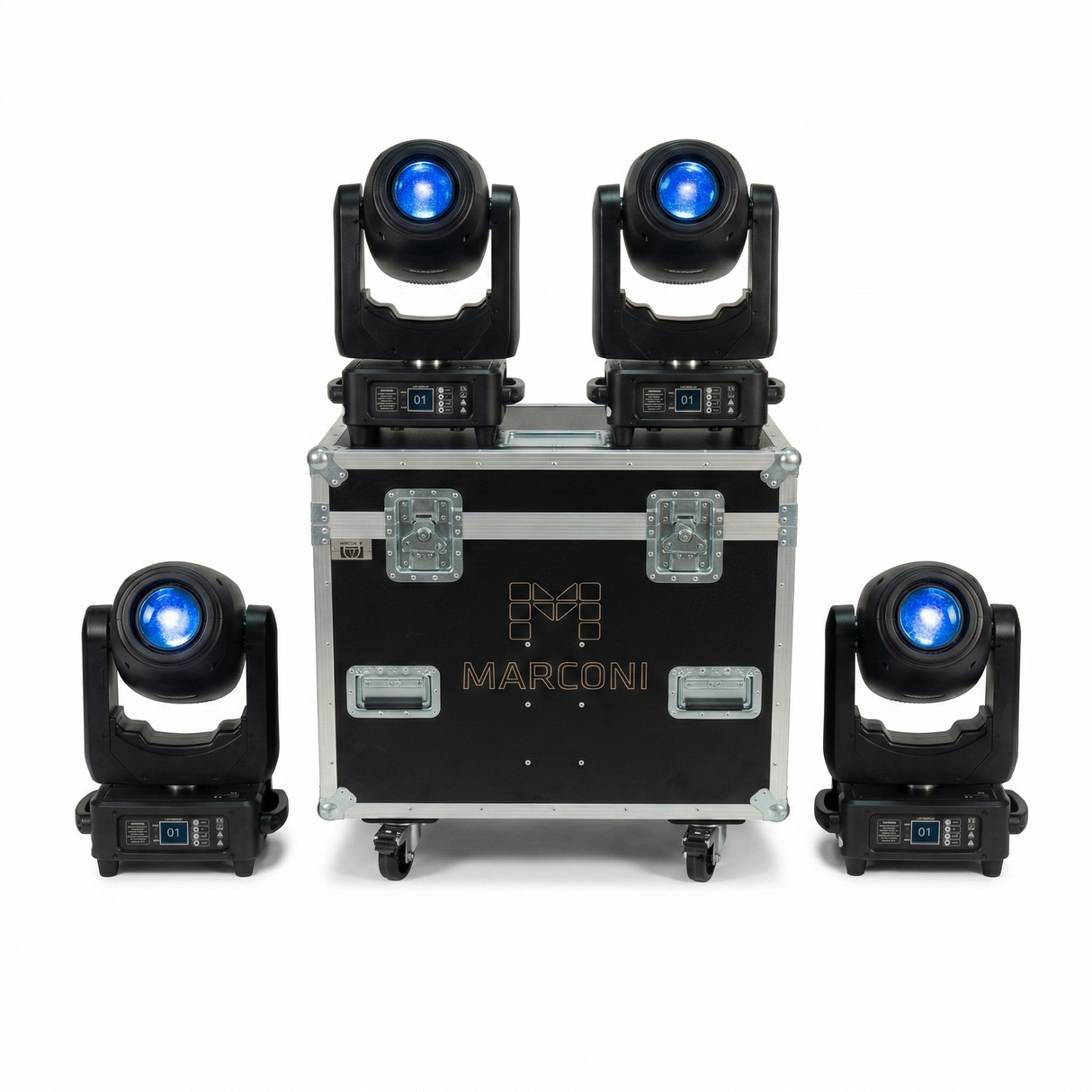 Marconi Flightcase för 4 X Vega Prime 250