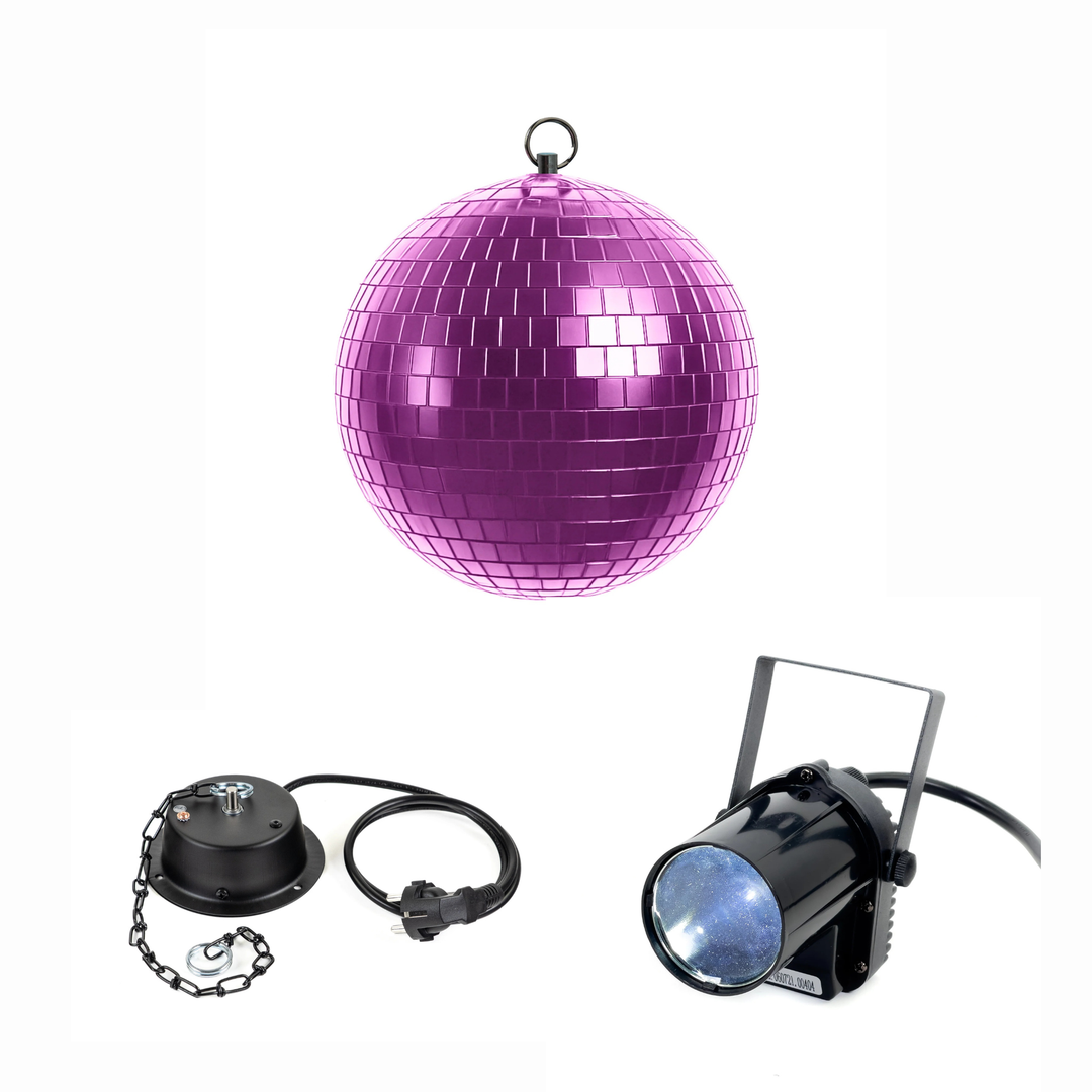 Marconi diskokula Pink (10 cm) Bundle
