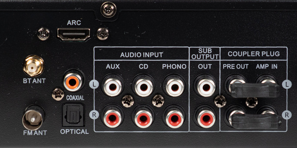 SoundMate Hi-Fi-förstärkare med Bluetooth (4x100W)