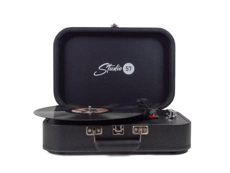 Studio 57 Mellow skivspelare (svart)