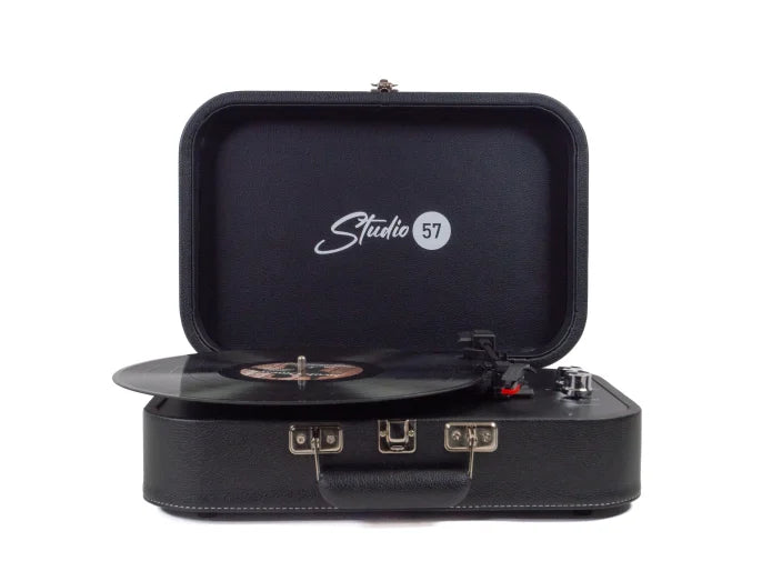 Studio 57 Mellow Skivspelare (Svart) Paket