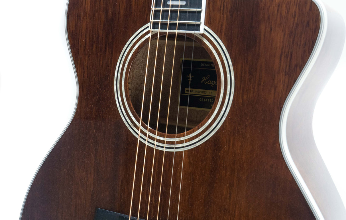 Hagstrom Mora II Concert CE Western Guitar (Mahogny)
