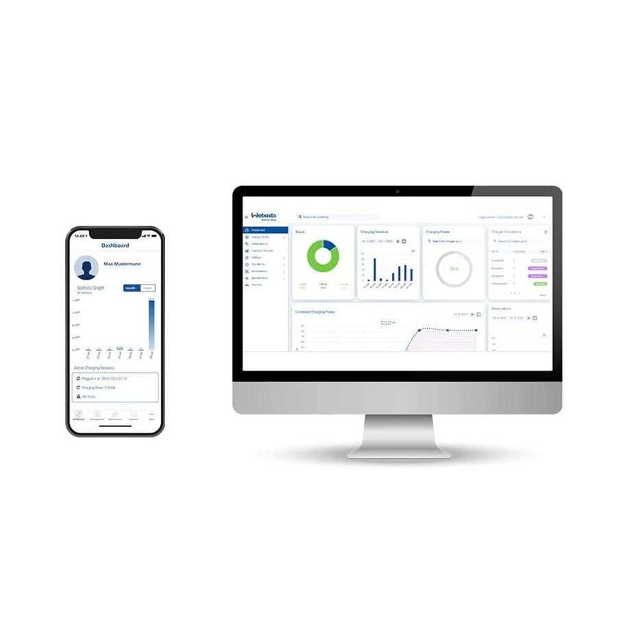 Webasto NEXT Laddbox 22 kW Typ 2 Inkl. WiFi, mätare + app (4,5 m)