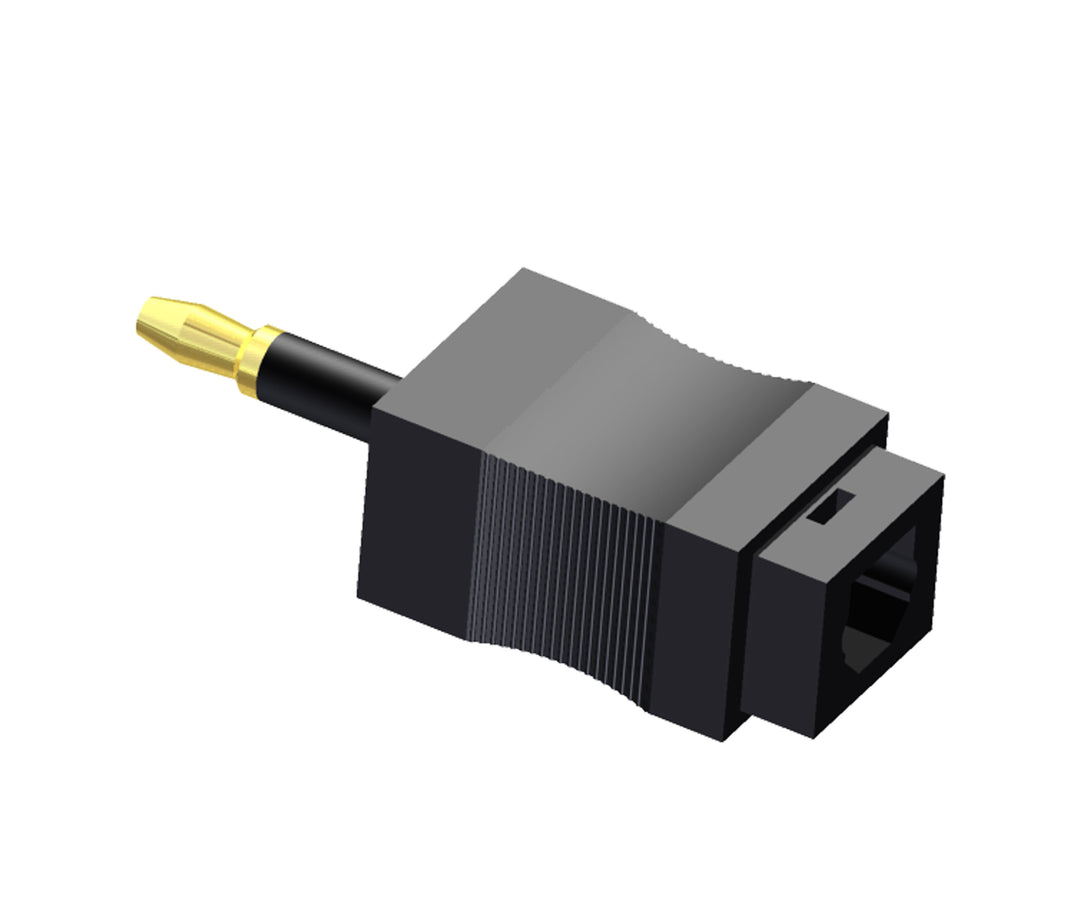 ProCab Optisk adapter Toslink > Miniplugg