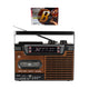 Studio 57 Kassettdäck m. FM & Bluetooth, Brun + Kassetband