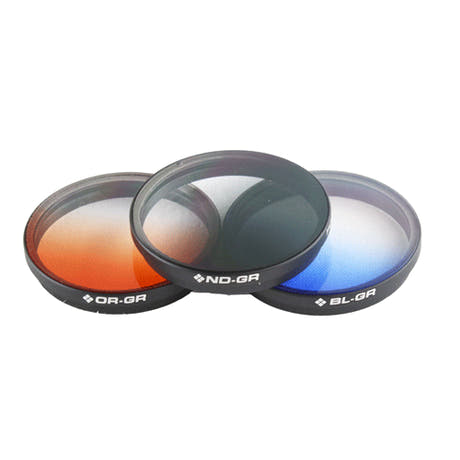 PolarPro graderade filter 3-Pack för DJI X3- och Z3-kamera samt Osmo/Osmo+
