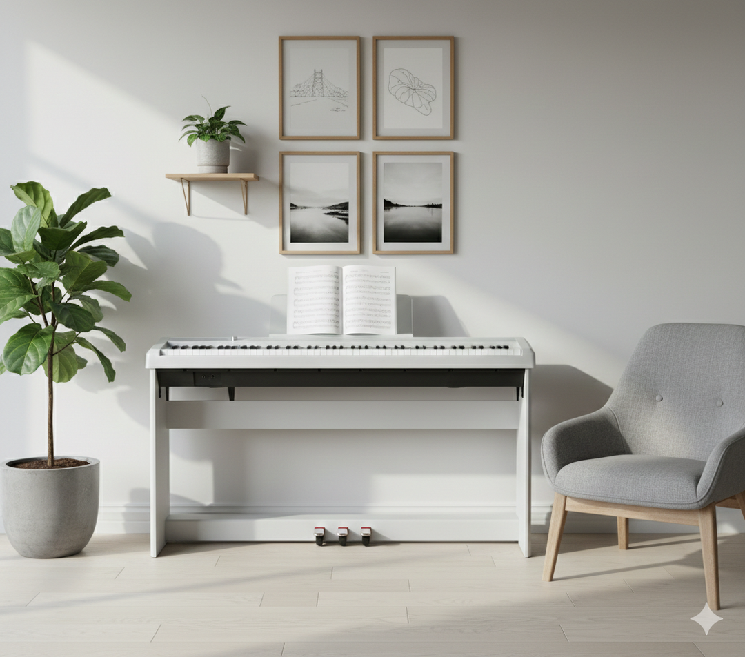 Grooveland P450 Piano-paket (Vit)