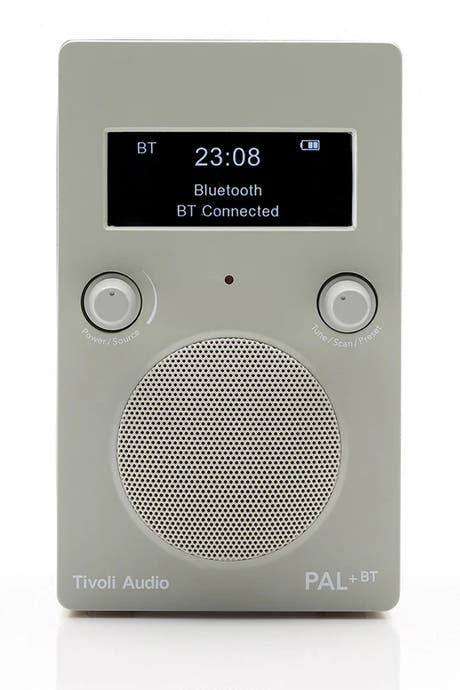 Tivoli Audio PAL+BT DAB+/Bluetooth Högtalare (Grå) NY