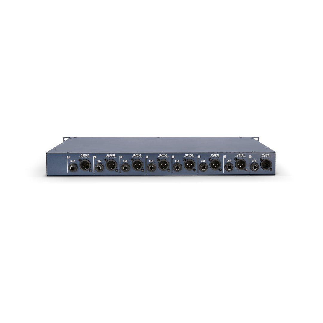 Palmer PAN 16 - 19" DI-box, 8 kanaler, passiv