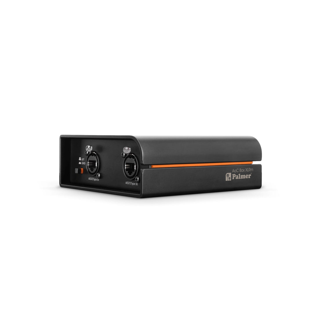 Palmer AoC Box XLRm - Audio over Cat-box från etherCON till 4 x XLR hane
