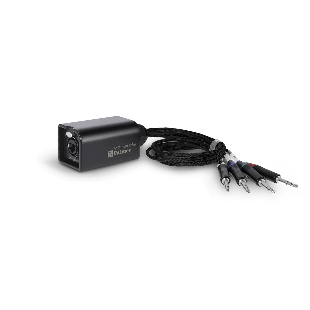 Palmer AoC Loom TRSm - Audiokabelset över Cat från etherCON till 4 x 6,3 mm TRS-jack