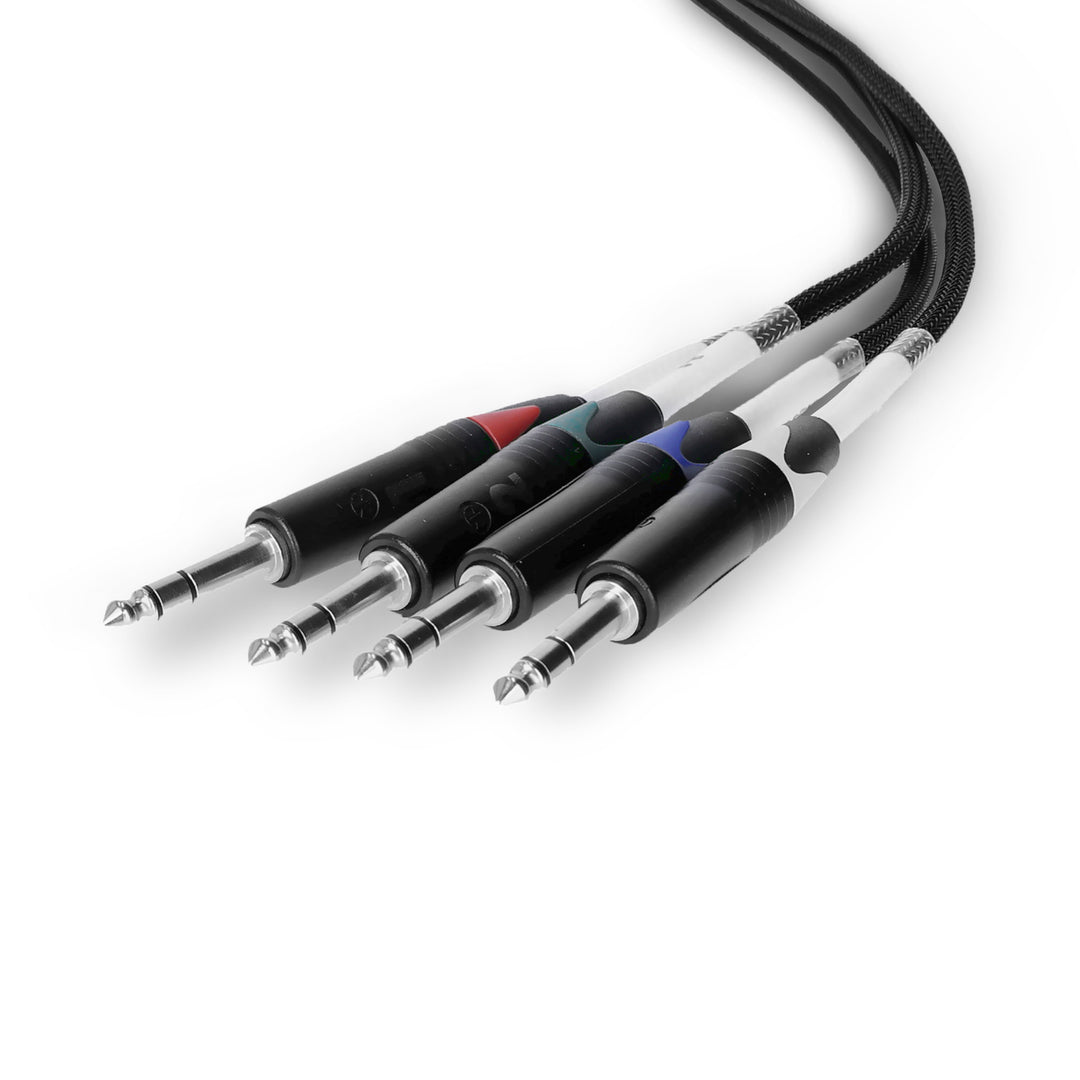 Palmer AoC Loom TRSm - Audiokabelset över Cat från etherCON till 4 x 6,3 mm TRS-jack