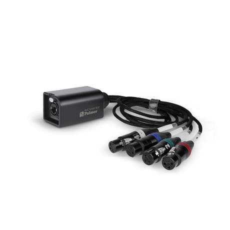 Palmer AoC Loom XLRf - Audio over Cat-kabel från etherCON till 4 x XLR hona