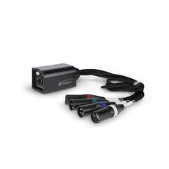 Palmer AoC Loom XLRm - Audio over Cat-kabel från etherCON till 4 x XLR hane