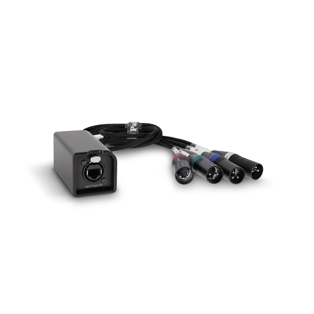 Palmer AoC Loom XLRm - Audio over Cat-kabel från etherCON till 4 x XLR hane