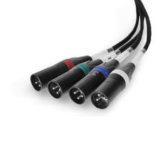 Palmer AoC Loom XLRm - Audio over Cat-kabel från etherCON till 4 x XLR hane