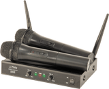 Ibiza trådlöst mikrofonsystem (2 kanaler)