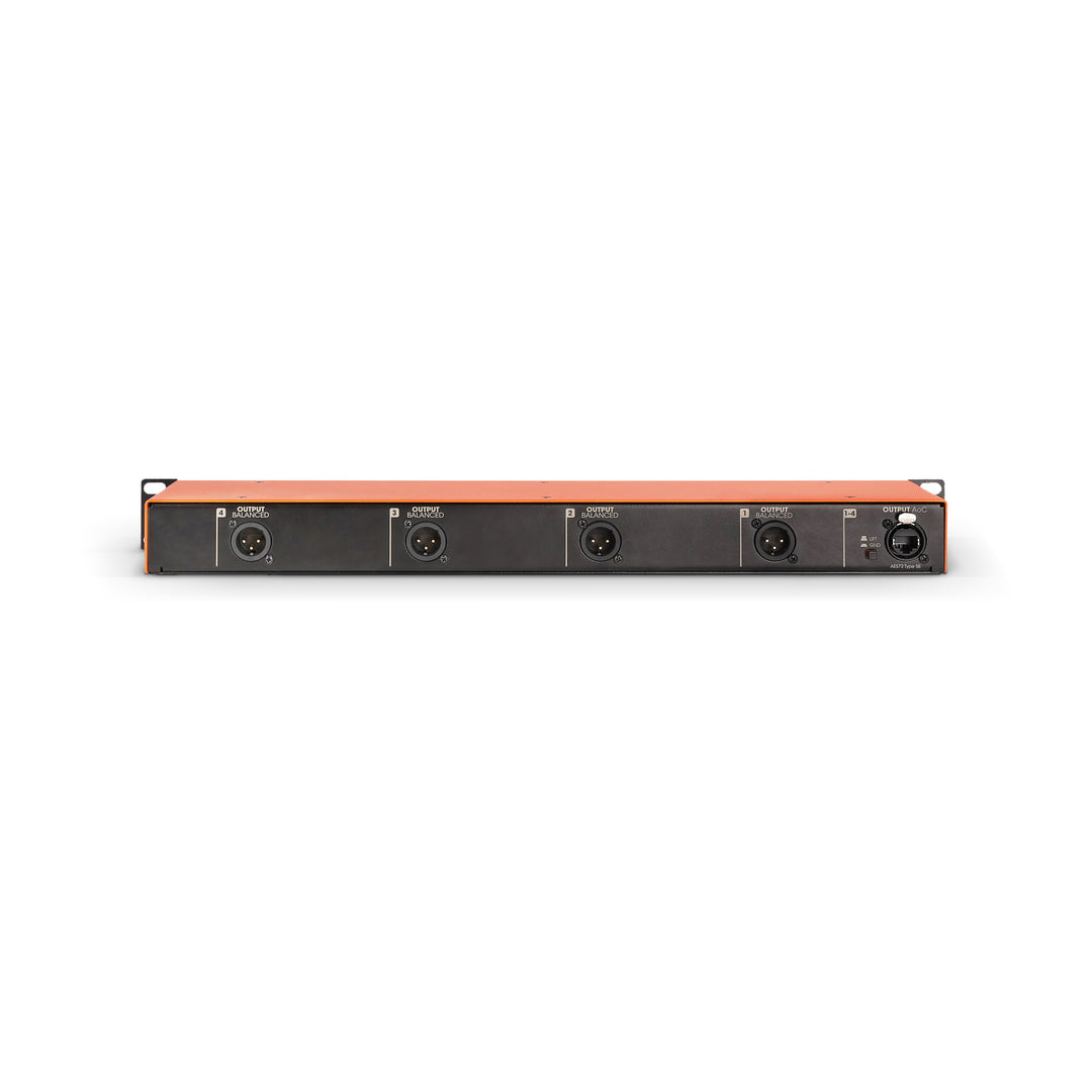 Palmer BRIDGE 4P - 19" DI-box, 4 kanaler, passiv