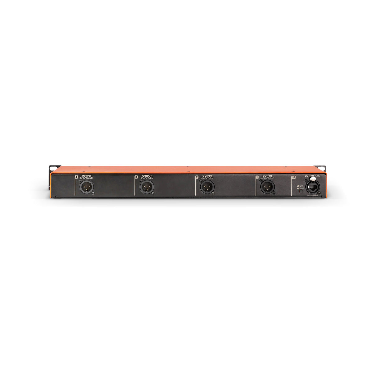 Palmer BRIDGE 4P - 19" DI-box, 4 kanaler, passiv