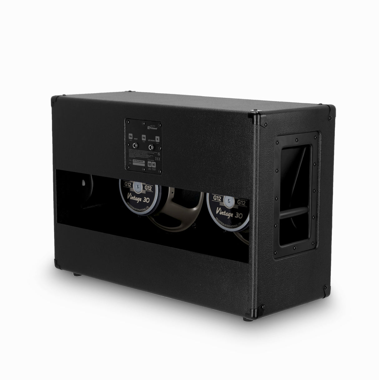 Palmer CAB 212 BX V30 - Gitarrkabinett med Celestion Vintage 30 2 x 12, öppen baksida