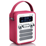 Lenco PDR-051 DAB+ Radio (rosa/vit)