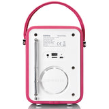 Lenco PDR-051 DAB+ Radio (rosa/vit)