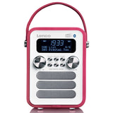 Lenco PDR-051 DAB+ Radio (rosa/vit)