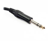 Perfex 6,3mm hörlursdelningskabel (0,5m)
