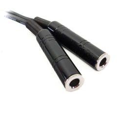 Perfex 6,3mm hörlursdelningskabel (0,5m)