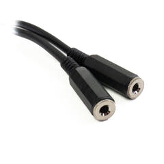 Perfex 3,5mm hörlursdelningskabel (0,5m)