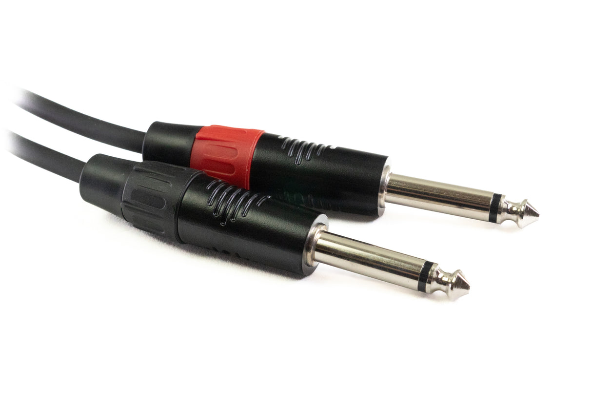 Perfex 2x tele till 3,5mm minitele-kabel (6m)