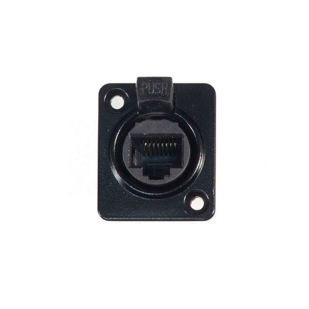 Perfex RJ45 Chassi Kontakt (Svart)