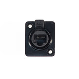 Perfex RJ45 Chassi Kontakt (Svart)